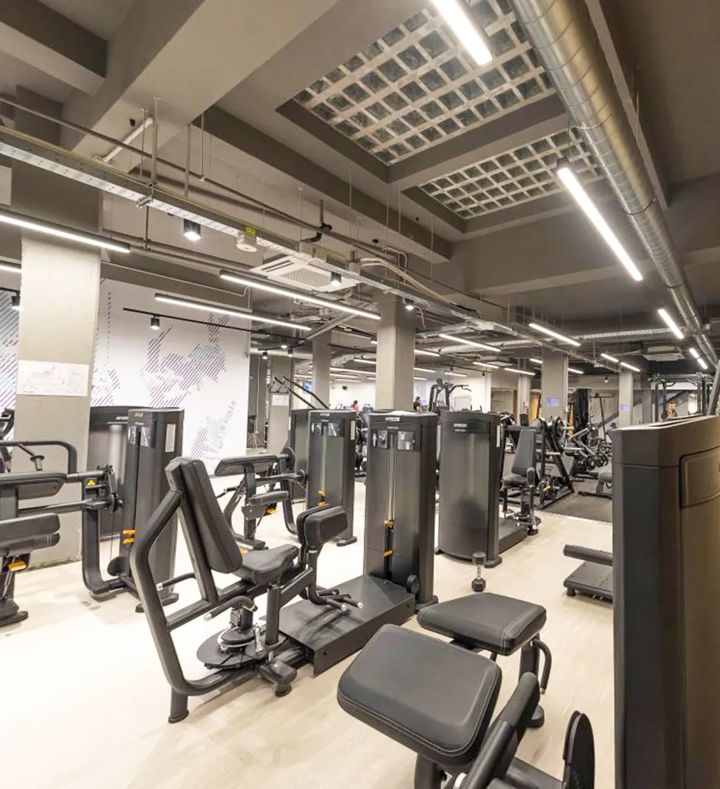 Costruzione, progettazione e realizzazione del franchising di palestre Anytime Fitness a Roma Fleming e Lorenzo il Magnifico.