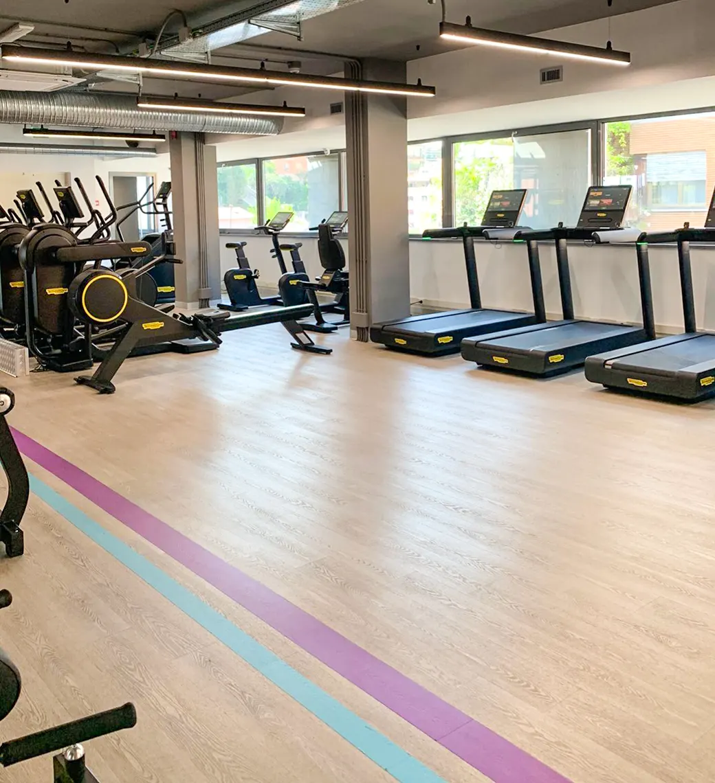 Costruzione, progettazione e realizzazione del franchising di palestre Anytime Fitness a Roma Fleming e Lorenzo il Magnifico.