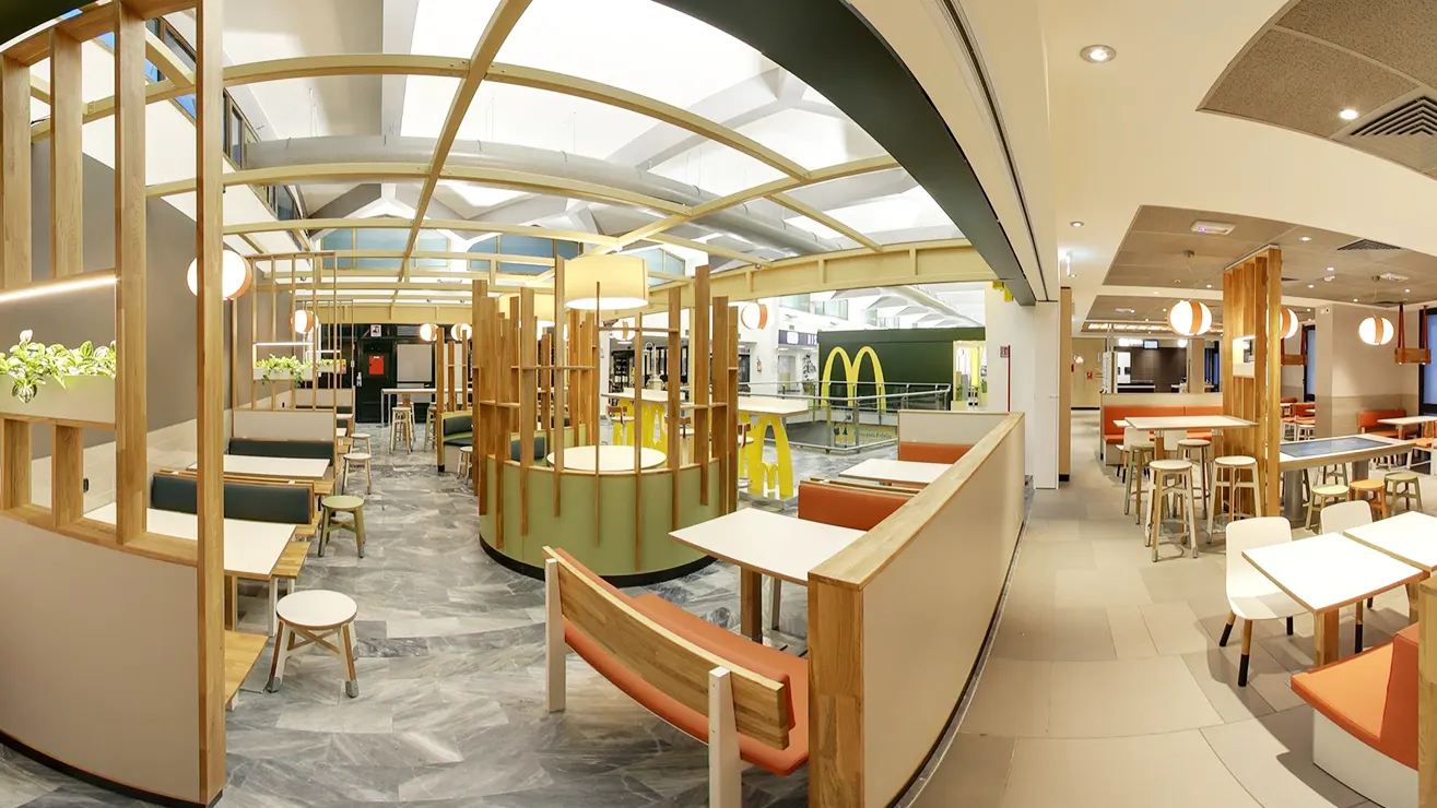 Realizzazione opere murarie e impiantistiche tecnologiche del ristorante McDonald’s a Roma presso l'aeroporto internazionale di Pisa "Galileo Galilei".