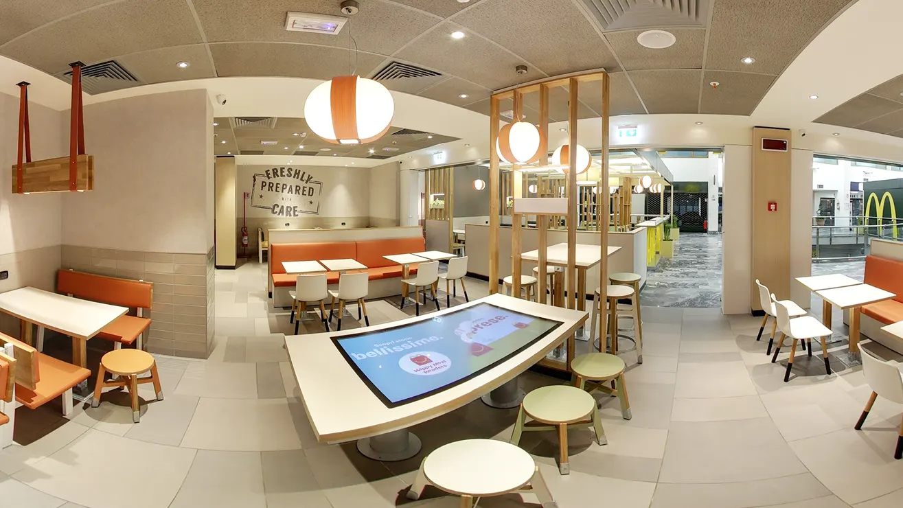 Realizzazione opere murarie e impiantistiche tecnologiche del ristorante McDonald’s a Roma presso l'aeroporto internazionale di Pisa "Galileo Galilei".