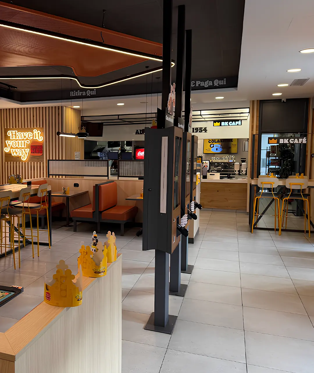 Realizzazione Opere edili e impianti tecnologici per il ristorante fast food Burger King a Roma in via Prenestina 909, zona Tor Sapienza.